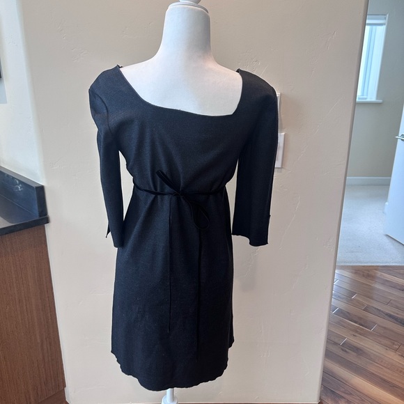Grey wool mini dress - Picture 5 of 6